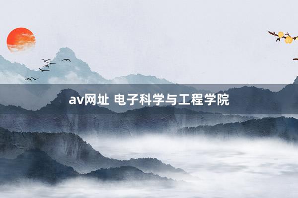 av网址 电子科学与工程学院